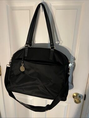 Black Women's Tote Bag with Shoulder Strap